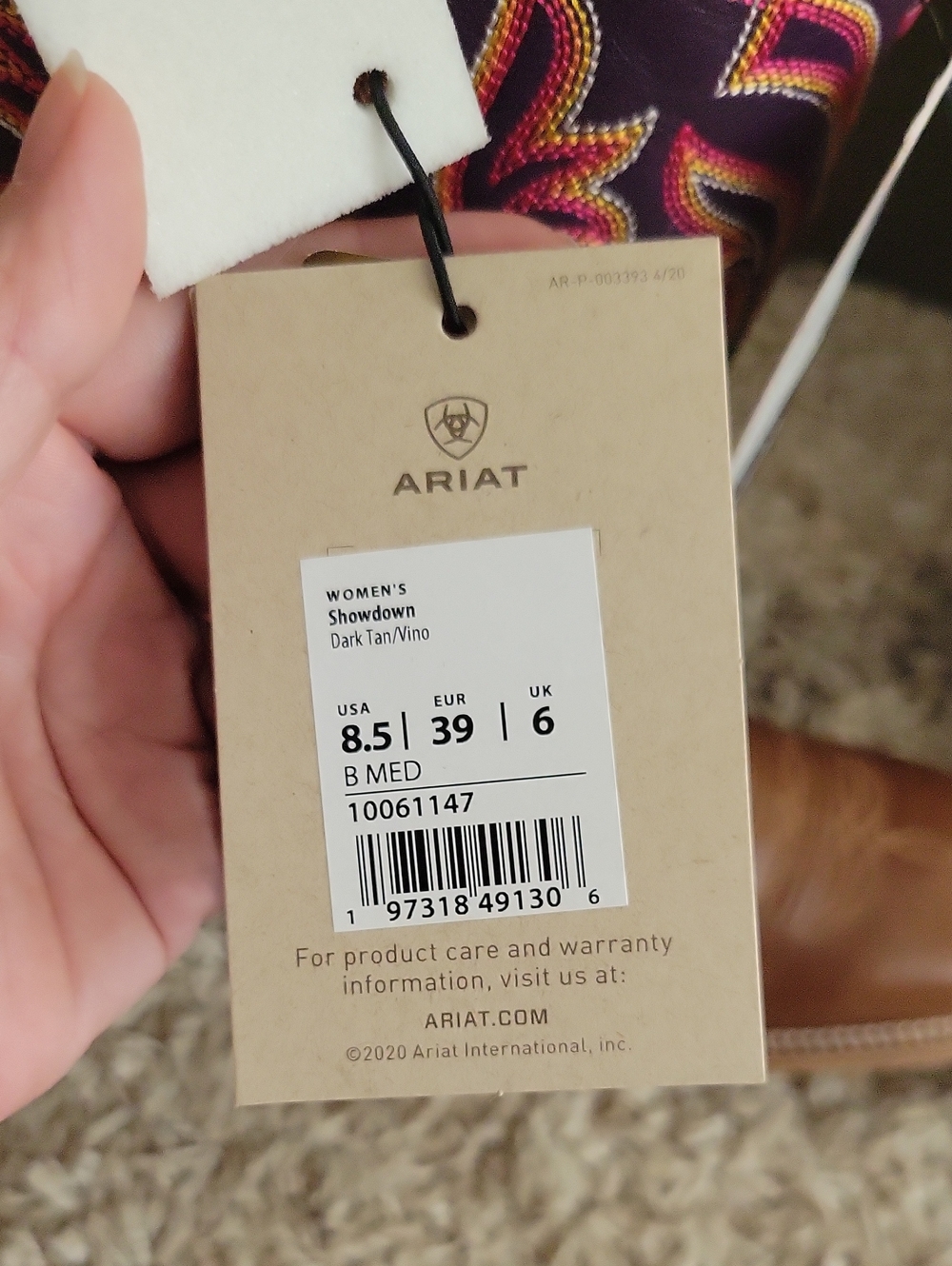 NWT Ariat Womens Showdown Boots 8.5B - Picture 5 of 12